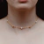 Chocker Pérola e Bolas Folheado a ouro 18k