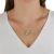 Colar Personalizado Coração Liso Com Nome Gravado Folheado A Ouro 18k - comprar online