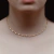 Chocker Riviera Quadrada Folheado a ouro 18k.