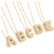 Colar Personalizado Letra Inicial Nome Cravejado Zircônia Folheado A Ouro 18k na internet