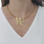 Colar Monograma Elo Português Folheado a ouro 18k - Nanda Jóias Personalizadas e Folheadas a Ouro