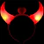 Vincha Diablo con Led Rojo - comprar online