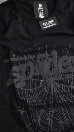 Remera sp5der total black en internet