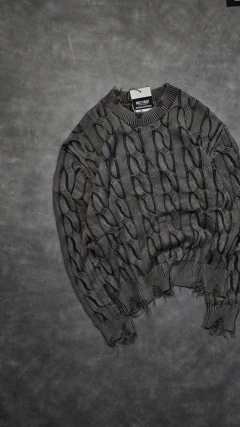 Sweater trenzado ópalo - comprar online