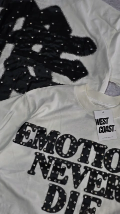 Remera mixed emotion - cristal boxy - comprar online