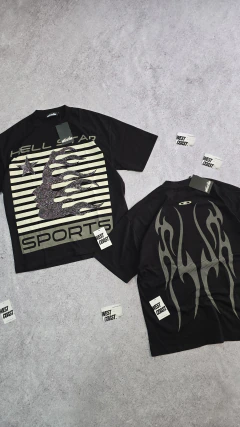 Imagen de Remera hellstar flame cristal ox - calidad OG