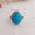 Imagen de Anillo de Plata con Turquesa de Arizona