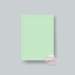 Miolo / Refil Pautado Colors - Linhas Brancas - Caderno de discos - loja online