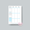 Miolo Impresso A5 para Planner 2024 - Modelo Box