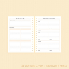 Refil / Miolo Impresso A5 para Planner 2025 na internet