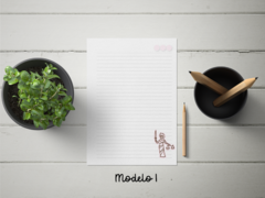 Redil / Miolo Impresso A5 para Caderno de Profissões - Direito