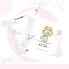Miolo Impresso A5 para Caderno Devocional Menina