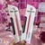 Espatula metal - bastao silicone - PONTA FINA DUPLA - FABY MAKE