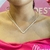 Colar - ARO EM V - GRINGA - DOURADO - MENINA TENDENCIA