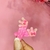 Presilha TIKTAK -MISS FRANCE - 4CM - COROA - Pregador de cabelo - PAR - FOFO - INFANTIL- ROSA