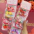 Kit de xuxa - elastico - c/ 2pcs com fruta - colorida