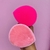 Esponja esfoliante e limpador de pinceis - Rosa