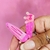 Presilha TIKTAK -MISS FRANCE - 4CM - COROA - Pregador de cabelo - PAR - FOFO - INFANTIL- ROSA - comprar online