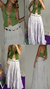UPCYCLING MAXI SKIRT GYPSY WHITE AUTORAL - comprar online