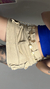 MINI SKIRT CARGO CREAM JEANS - comprar online