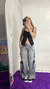 UPCYCLING CARGO CINZA JEANS AUTORAL - comprar online