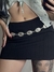 MINI SKIRT BLACK LINENS na internet