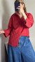 Vintage Over Camisa Listras Red - comprar online