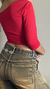 TOP RED Y2K MANGA 3/4 - loja online