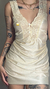 VINTAGE SLIP DRESS CHARLOTTE - Pérola Garimpos