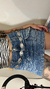 MINI SKIRT CARGO JEANS Y2K - Pérola Garimpos