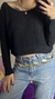 TOP TRICOT BLACK