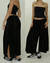 VINTAGE PANTALONA PLISSADA BLACK