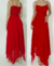 VINTAGE DRESS CARMEN RED C/ APLICAÇÕES
