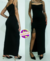 LONG DRESS BLACK C/FENDA