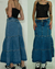 VINTAGE MAXI SKIRT JEANS