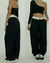 VINTAGE CGC BAGGY WORK PANTS LINHO BLACK
