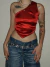 UPCYCLING TOP PIETRA RED GLOW