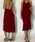 VINTAGE MIDI DRESS RED & BLACK (dupla face) - comprar online