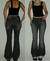 PLANET GIRLS FLARE CINZA JEANS Y2K