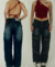 CARGO RETA PANTS JEANS