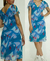 VINTAGE MIDI DRESS SPRING BLUE
