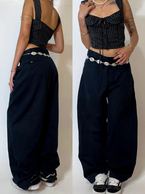LEE VINTAGE BAGGY BLACK JEANS