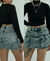MINI SKIRT CARGO JEANS - comprar online