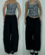 BAGGY BLACK 100% LINHO