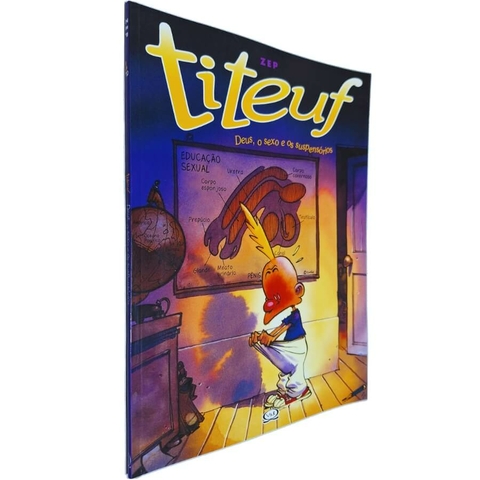 Livro Físico HQ Graphic Novel Titeuf 1: Deus, o Sexo e os Suspensórios ZEP