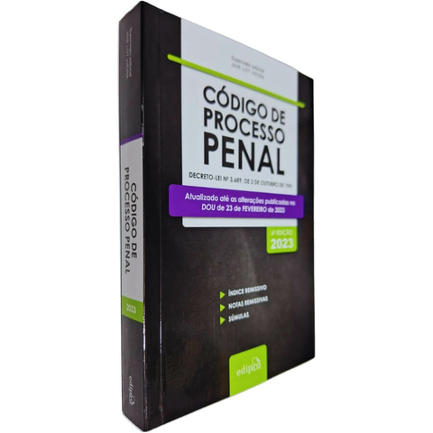 Livro Físico Mini Código de Processo Penal 6ª Edição Supervisão Editorial Jair Lot Vieira