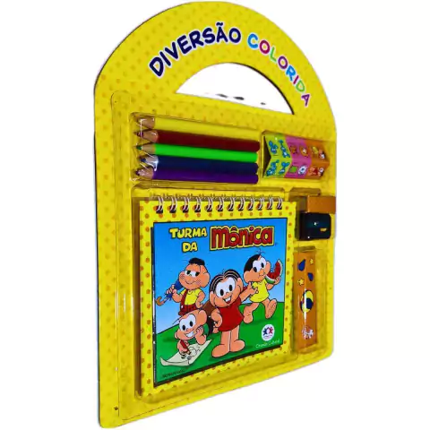Conjunto de Atividades Turma da Mônica Diversão Colorida