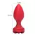 Plug anal Flor com vibração e aplicativo em silicone com rotação 360° - Mika Secret's