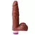 Prótese com Vibro 18x4 cm Marrom - comprar online