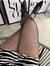 Meia Calça Arrastão com Trama Pequena e Strass - loja online